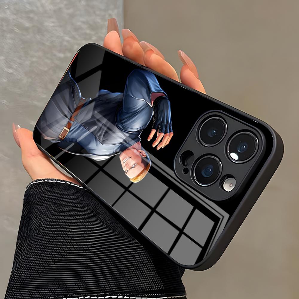 The King Of Fighters Phone Case For IPhone 17 Pro Max 16 15 14 Pro Max 13 11 X Xs Xr 8 7Plus Glass Cover