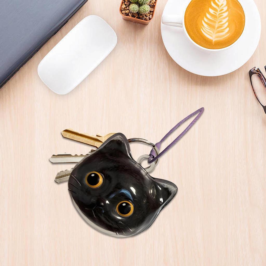 Cat Hair Keychain Cat Hair Storage Bottle Charm Collector Pendant Bottle Container for Handbag Pursewallet Women Men Girls Boys