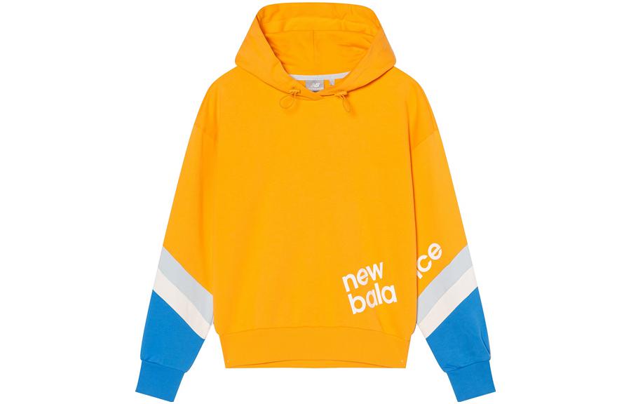 New Balance Sweatshirts Women s Yellow Hooded Moderate Regular NC943062-MY L