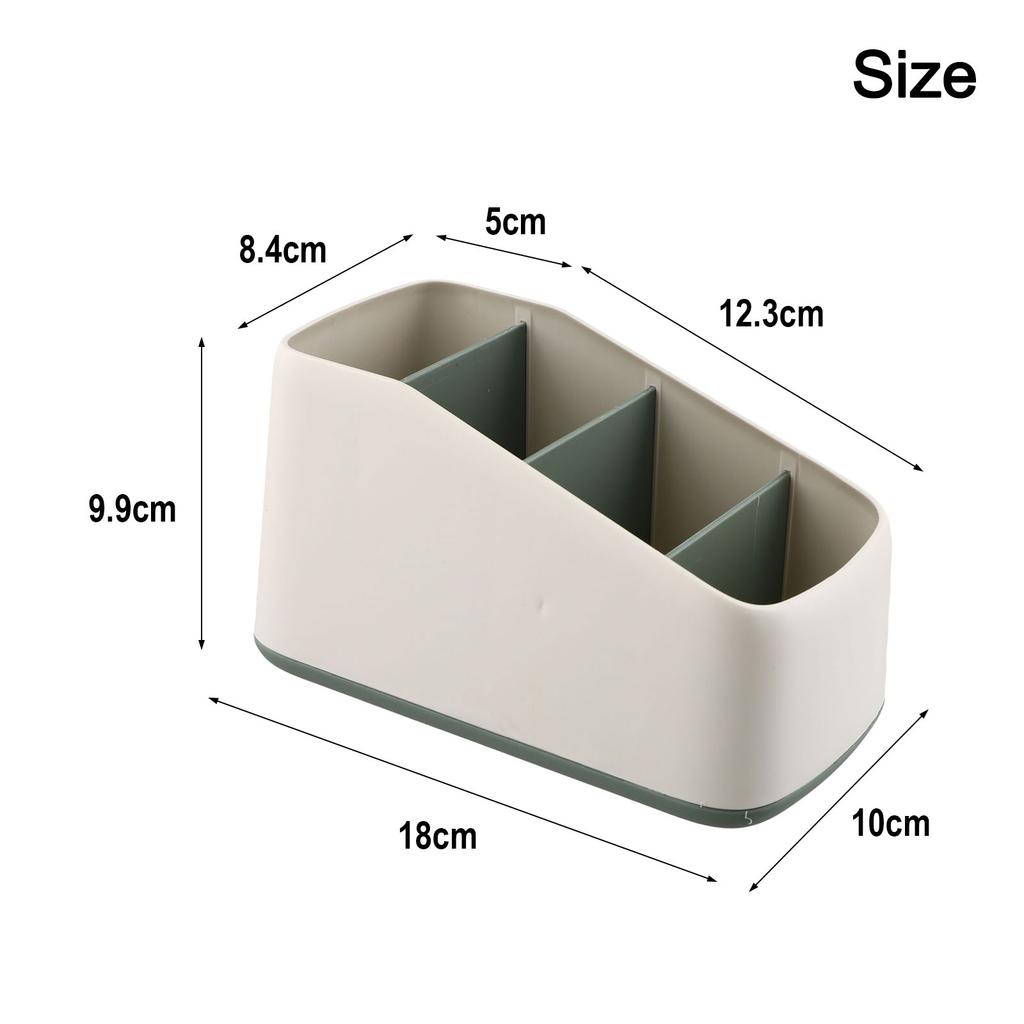 4 Grid Storage Case TV Remote Control Holder Table Desk Variety Of Home Environments Space-saving Design Sturdy And Long-lasting