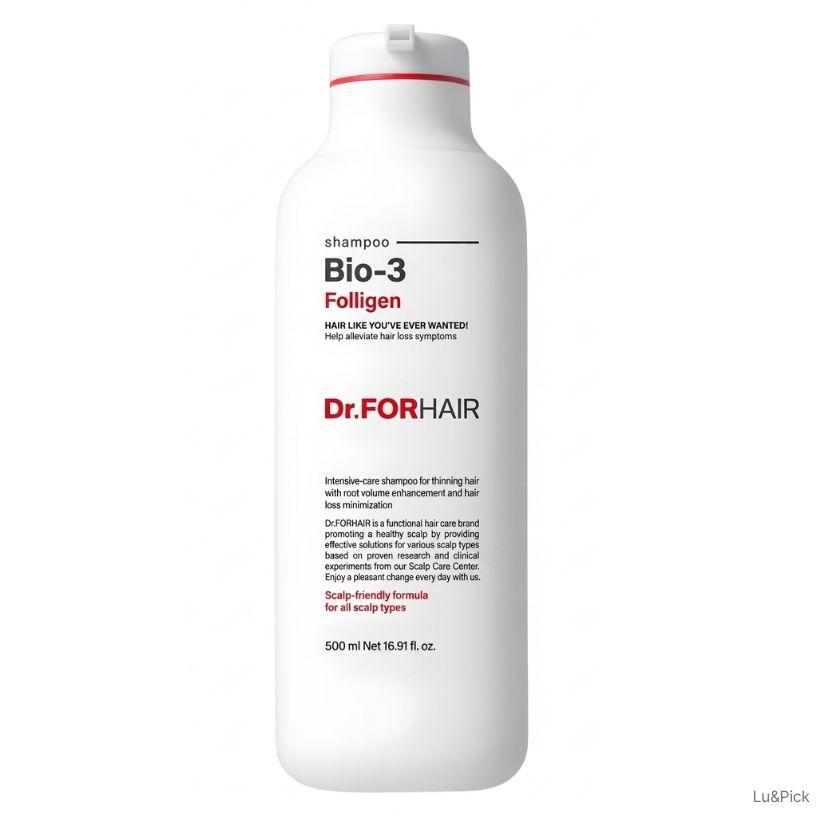Dr.FORHAIR Folligen Bio-3 Shampoo 500ml (+Free gift)