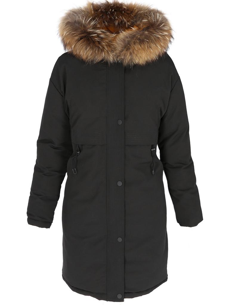 WOMEN' REVERSIBLE PARKA WITH HOOD