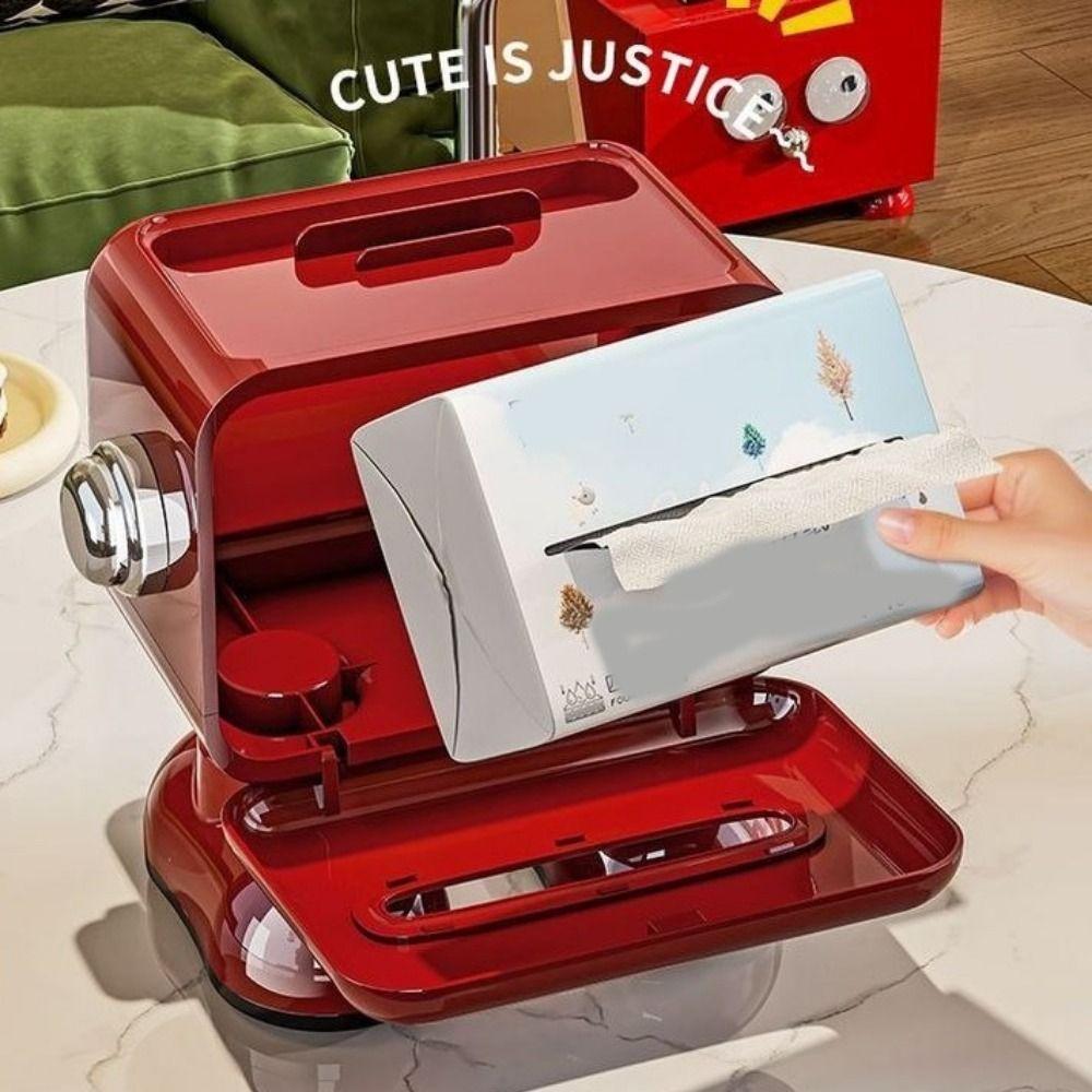 Cute Cartoon Tissue Box Large Capacity Napkin Storage Box Napkin Holder  Living Room