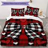 Strawberry and  Love Pattern Bedding uilt Set uilt Cover Pillowcase Home Decoration Birthday Gift (1 * duvet cover + 2 * pillowcase  without core)