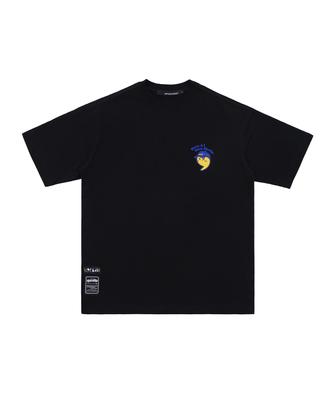 UPPERSTROP [Up3062] Upst Golf Casual Comma Short Sleeve T-Shirt Black