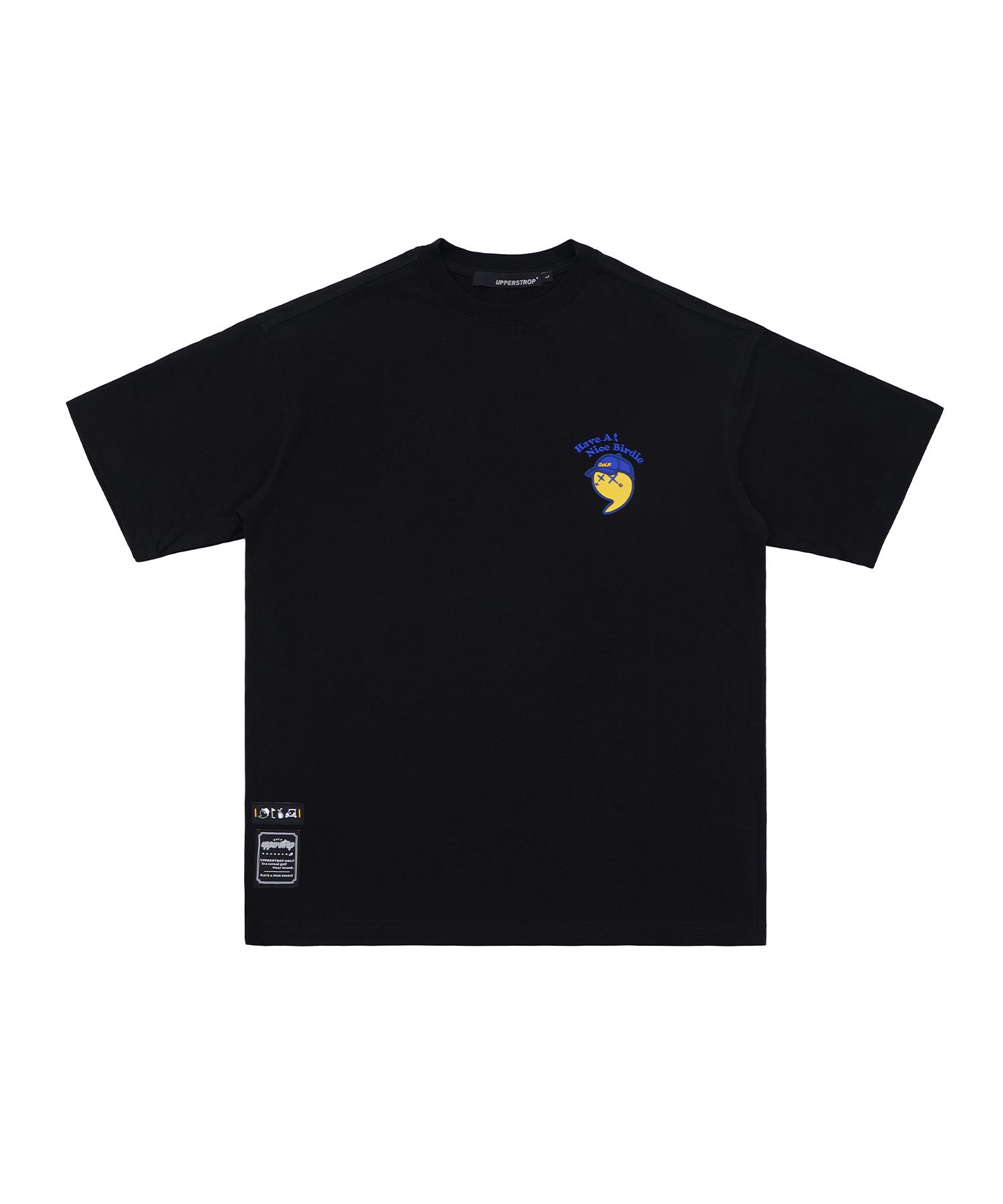 Upper Strop [Up3062] Upst Golf Casual Comma Short Sleeve T-Shirt Black M
