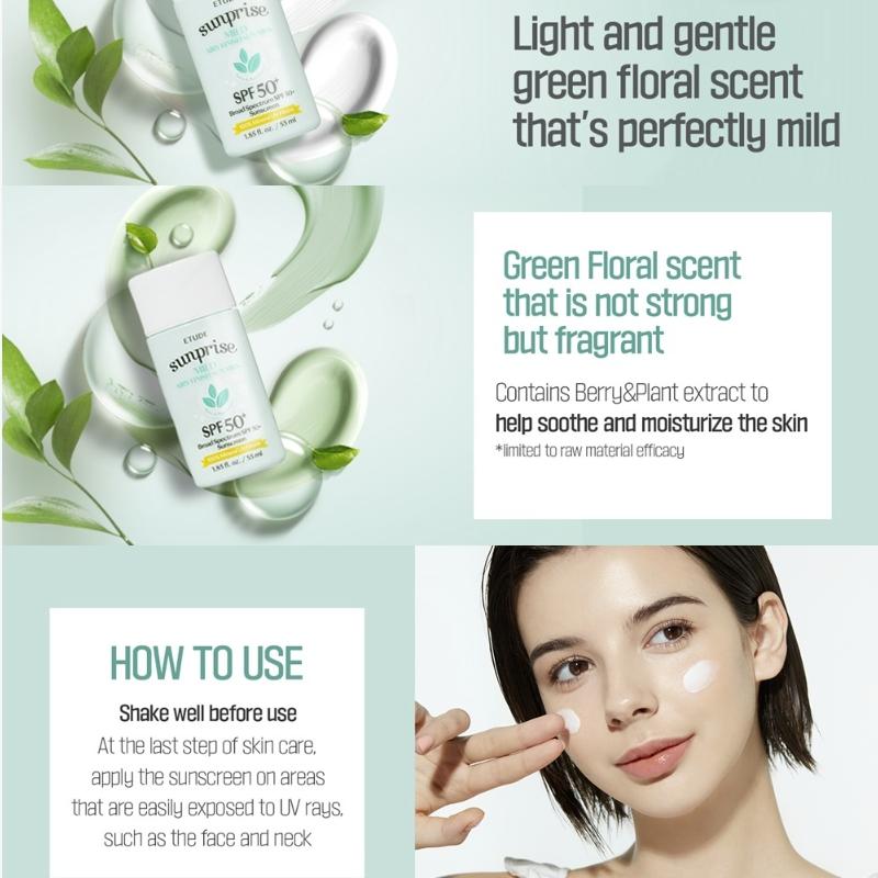 [ETUDE] Sunprise Mild Airy Finish Sun Milk SPF50+ 55ml