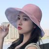 Summer New Bucket Hat Large Brim Women Travel Sunscreen Sunshade Double-sided Can Wear UV Protection