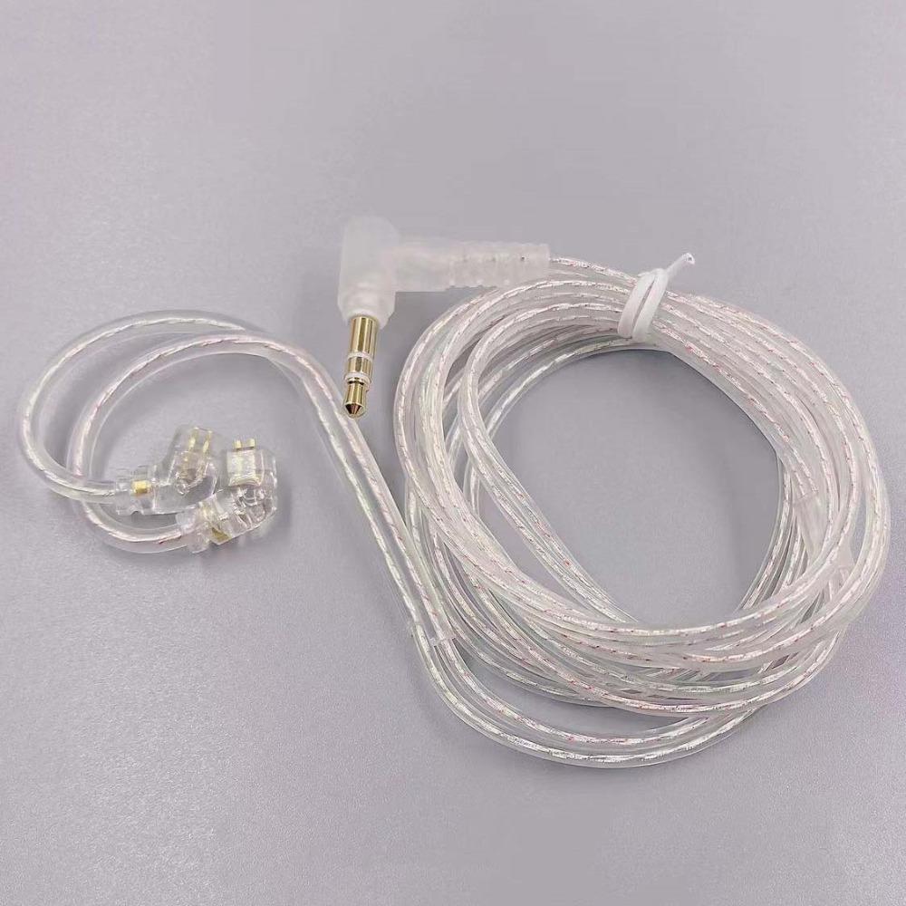 Upgrade Cable KZ Earphones Cables Silver Plated Wired Earphones KZ  Headset Accessories