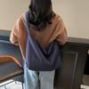 Velká nákupní taška Dámská jednobarevná taška přes rameno Crossbody taška