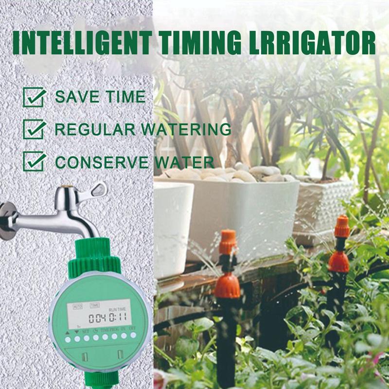Garden Watering Timer Electronic Automatic Irrigation Controller Intelligence Lcd Display Valve Watering Control Device