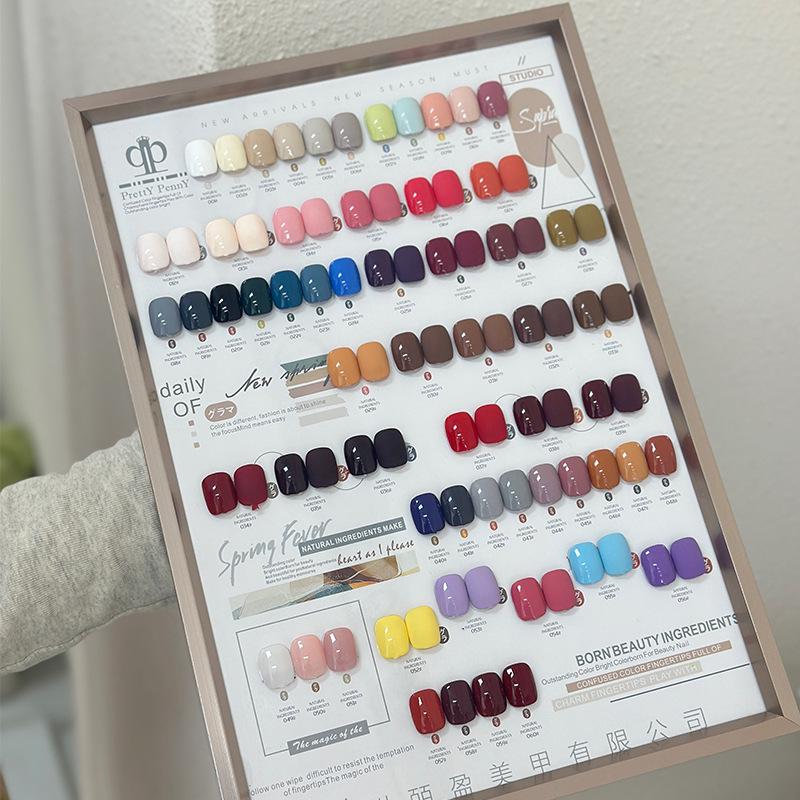 

Гель-лак для ногтей Baiying Luoye 60 цветов - Коллекция Осень/Зима 2025, Насыщенные цвета в один слой для салонов маникюра