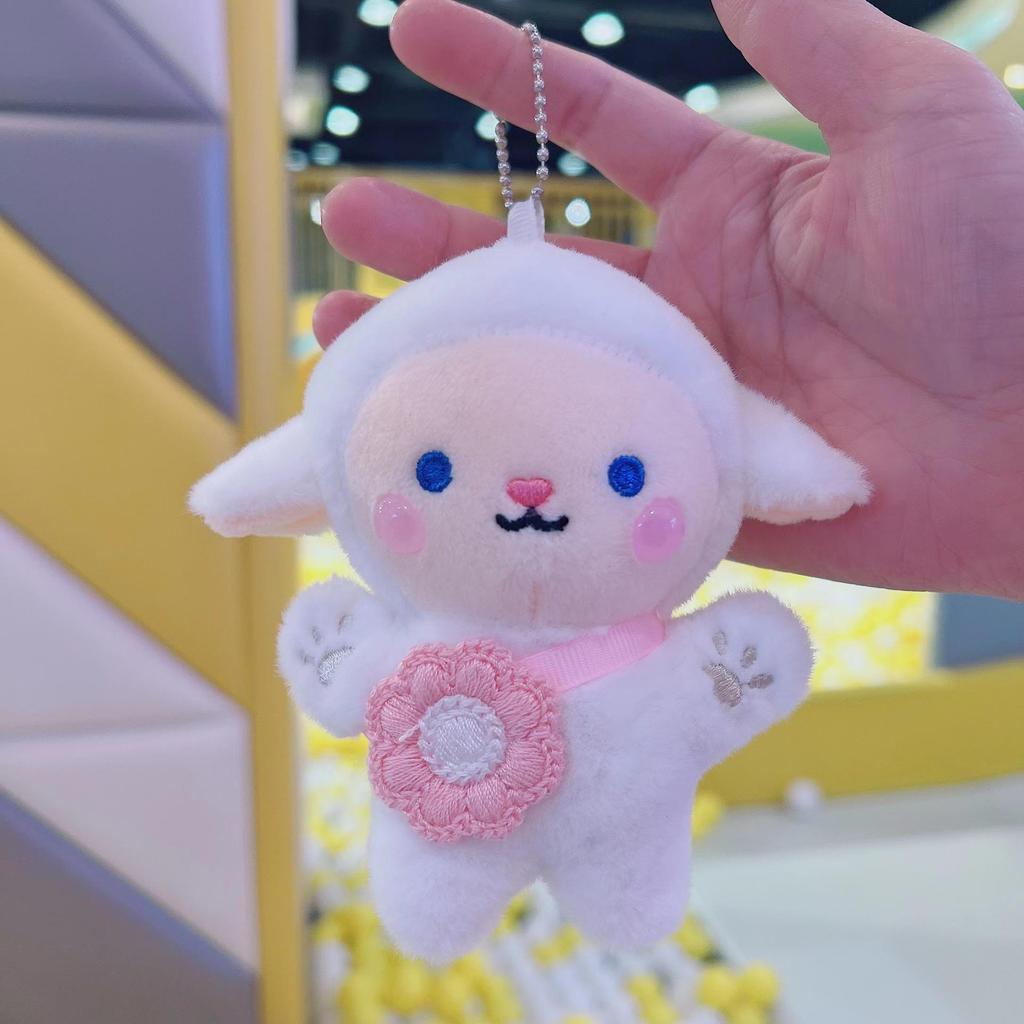 TikTok Sheep Plush Doll Keychain - Sheep Toy Pendant for Bags