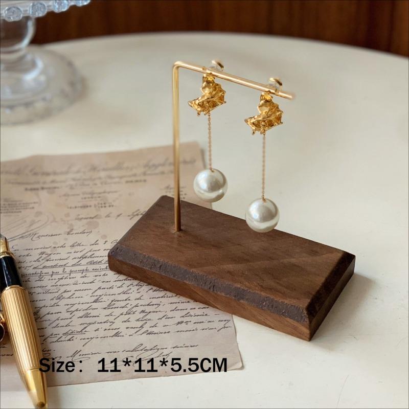 

Retro Jewelry Display Stand Earrings Trinket Displays Rack Jewelers Earrings Showcase Holder Ear Ornament Jewellery Stand