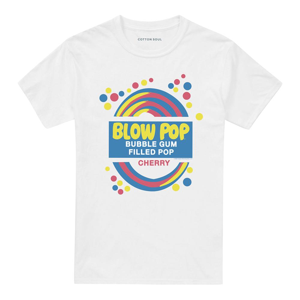 Tootsie Roll Unisex Adult Blow Pop Label T-Shirt
