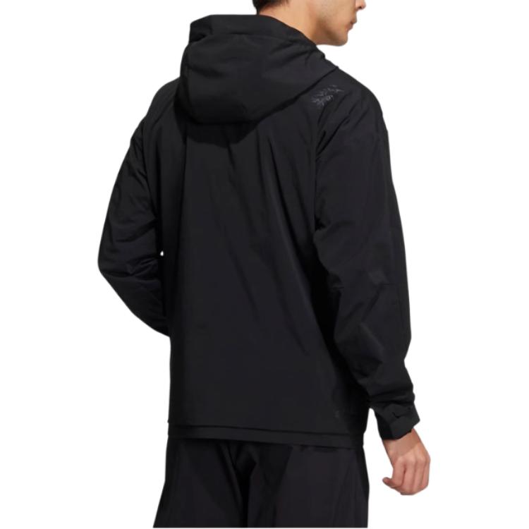 adidas Jackets Men's Black Hooded Moderate Other H39259