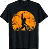 Funny Halloween Sasquatch Pumpkin T-Shirt for Spooky Celebrations