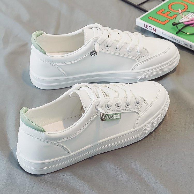 Little white shoes women's spring and summer 2025 new mesh breathable fashion sports and leisure women's shoes white shoes flat baseplate shoes