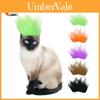 Stilvolles Halloween-Perücken-Accessoire-Set für Haustiere in auffälligen Farben für Katzen und Hunde.