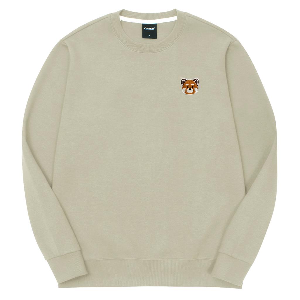 OKSTAR Red Panda Embroidered Double-Sided Sweatshirt (Type C)