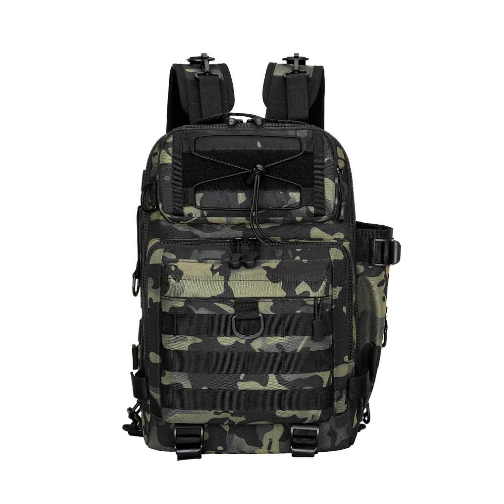 Fishing Bag Tactical Backpack Bait Lure Box Fishing Rod Reel Pouch Bags Fishing Tackle Accessory Bags Camping Shoulder Bag