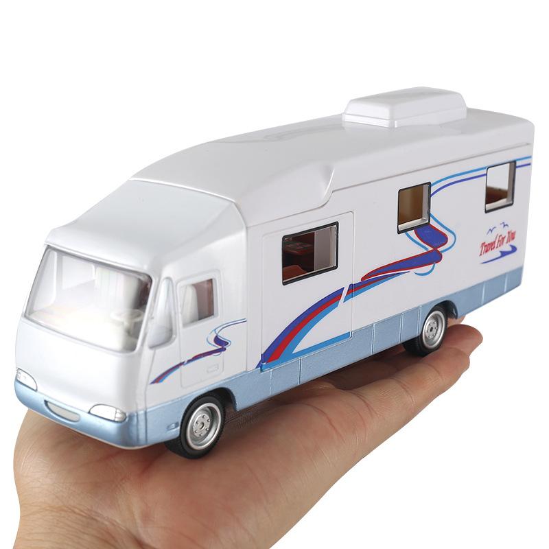 1/32 Serin Mini Karavan Oyuncak Döküm Geri Çekme Eğlence Aracı Çocuklar için