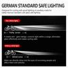 Multifunctional Flashlight USB Rechargeable Bicycle Lights with Battery Display Waterproof Bicycle Lights with Electronic Horn