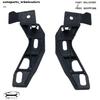 Set of 2 Front Bumper Bracket 622269N00A For Nissan Maxima 2009 2010 2012-2014