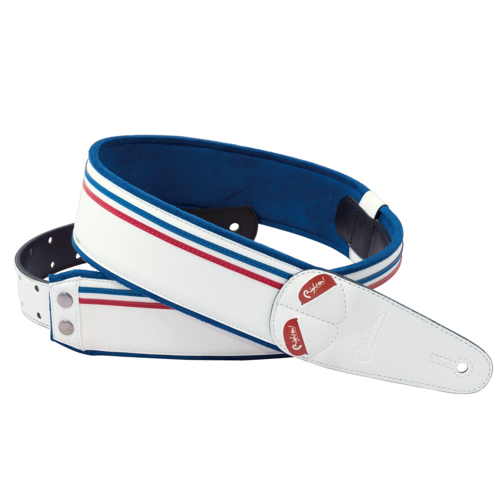 

STRAPS Guitar Strap Width Length RACE White RightOn! 6cm, 95~150cm белый