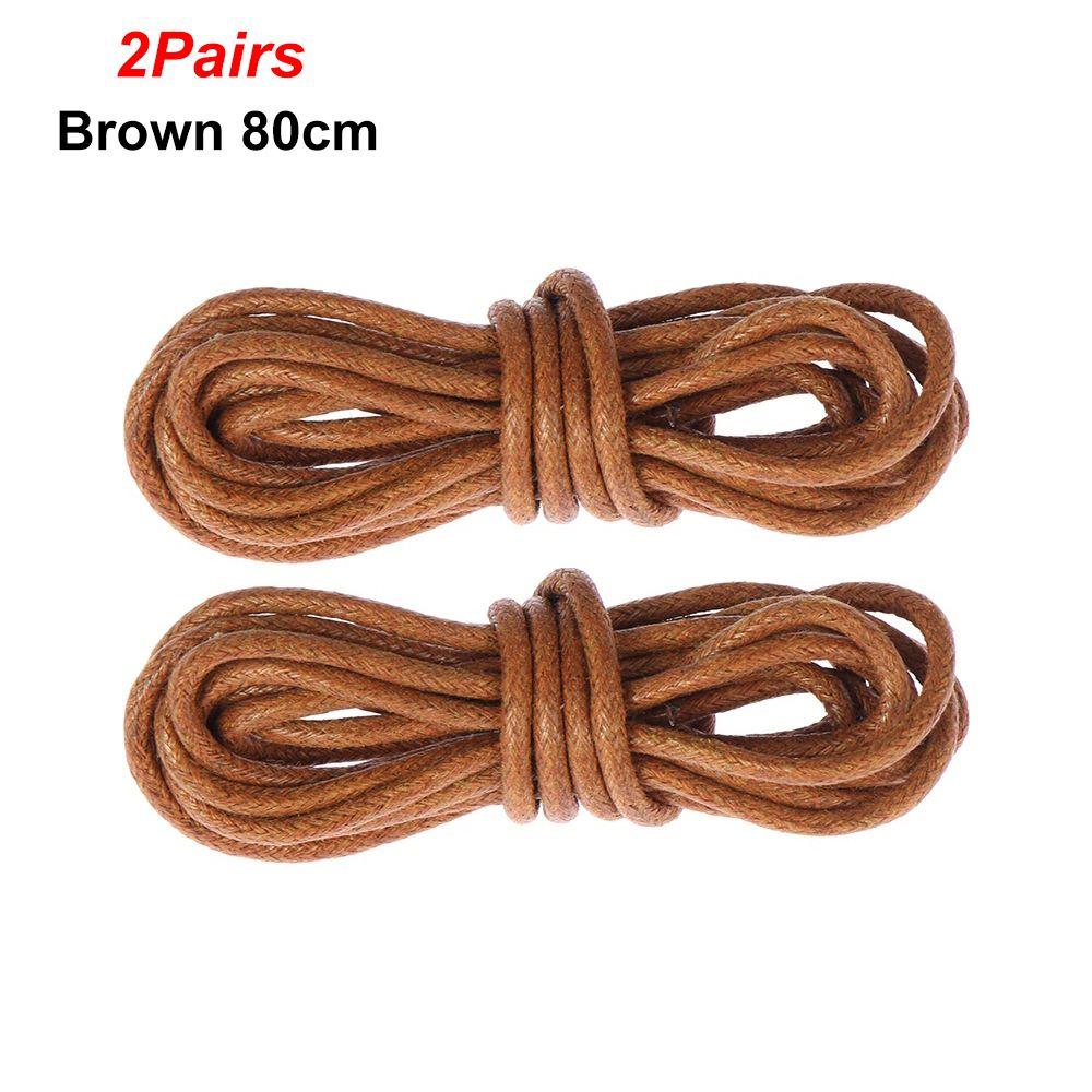 Sport Shoe Coloured Boots Laces Strings Leather Dress Shoes Round Waxed Shoelaces Shoe Laces Cord