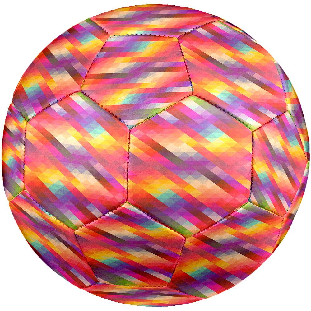 1pc Colorful Abstract Size 5 Soccer Ball Professional Match Training Football Indoor &Outdoor Sports Ball Lightweight Durable m6543