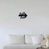Vintage Faith Over Fear Cross Metal Sign Iron Wall Decor Inspirational Plaque Home Office Gift
