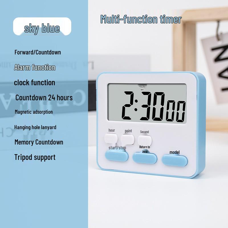 Kids' Kitchen Timer & Alarm Clock for Baking & Study
