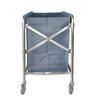 Haise Dike HK-7014 Tapered Stainless Steel Laundry/Linen Cart