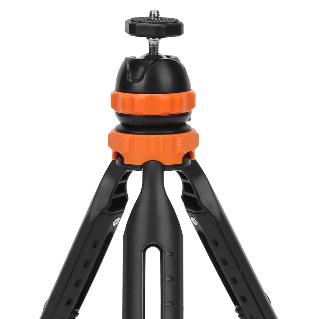 Retractable Tripod 2 Sections Mobile Phone Holder with 360 degrees      Head