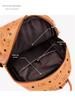 Retro Western Commuter Backpack for Women with Bear Print - Stylish, Lightweight & Versatile for Work or School