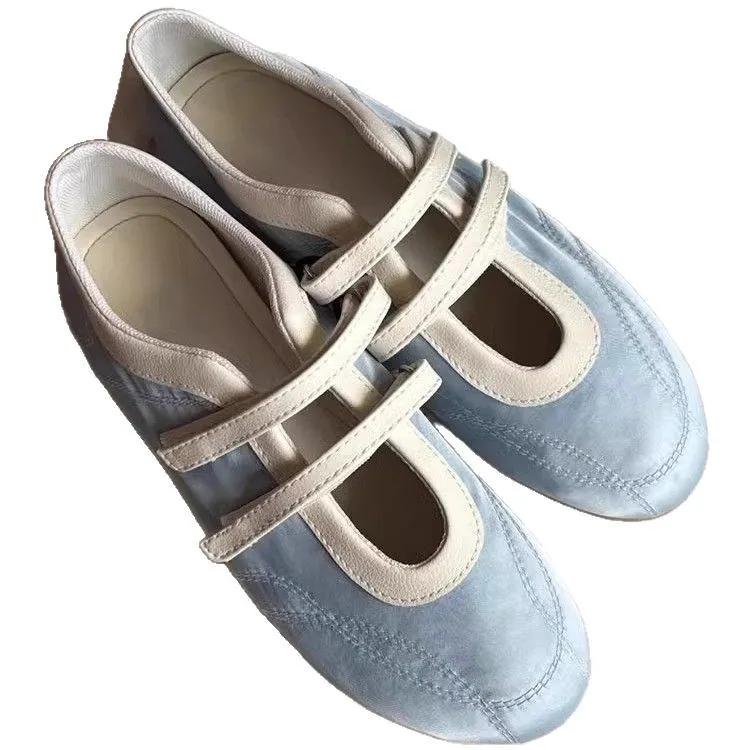 Flats Mary Jane Ballet Shoes Women Sandals Loafers Summer 2025 Trend Shallow Casual Shoes New Dress Comfort Zapatos De Mujer