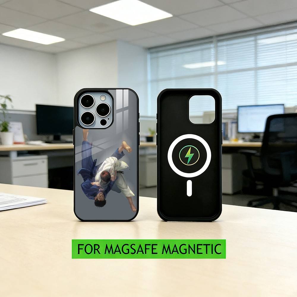 J-Jujitsu J-Judo Phone Case For iPhone17,16,15,14,13,12,11 Plus,Pro Magnetic with Magsafe Wireless Charging