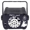 8 Holes Party Lights UV DJ Disco Lights Remote Control Rechargeable Laser Lights Flash Stage Lighting Effect LED Light for Club