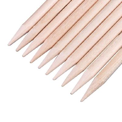 Bâtonnets en Bois d'Oranger pour Poussoir à Cuticules Outil d'Enlèvement de Cuticules Outil Manucure Nail Art