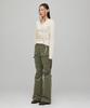 LALAFOX Bootcut Cargo Pants Khaki Bq4Wp009