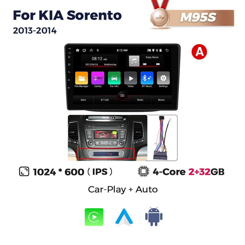 Android Navigation & CarPlay System for 2013-2014 KIA Sorento Central Control