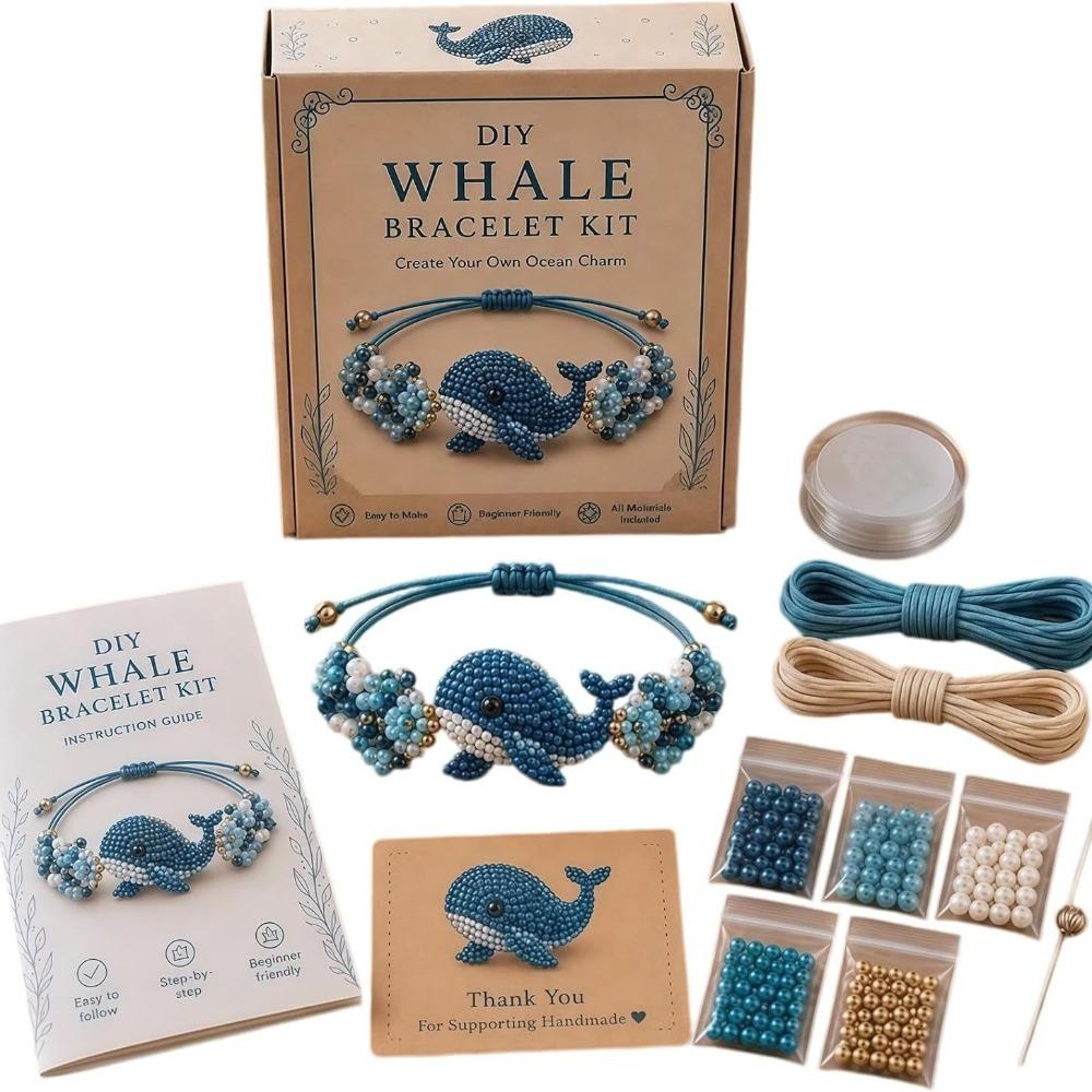 Hummingbird Design Beaded Bracelet Making Kit Full Set Handmade Bracelet Craft Set  Gift Giving