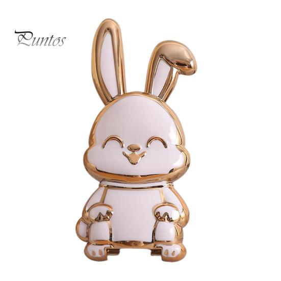 

Складная подставка для телефона в виде кролика, милый держатель для телефона в виде кролика для стола, регулируемый кронштейн для всех мобильных телефонов белый