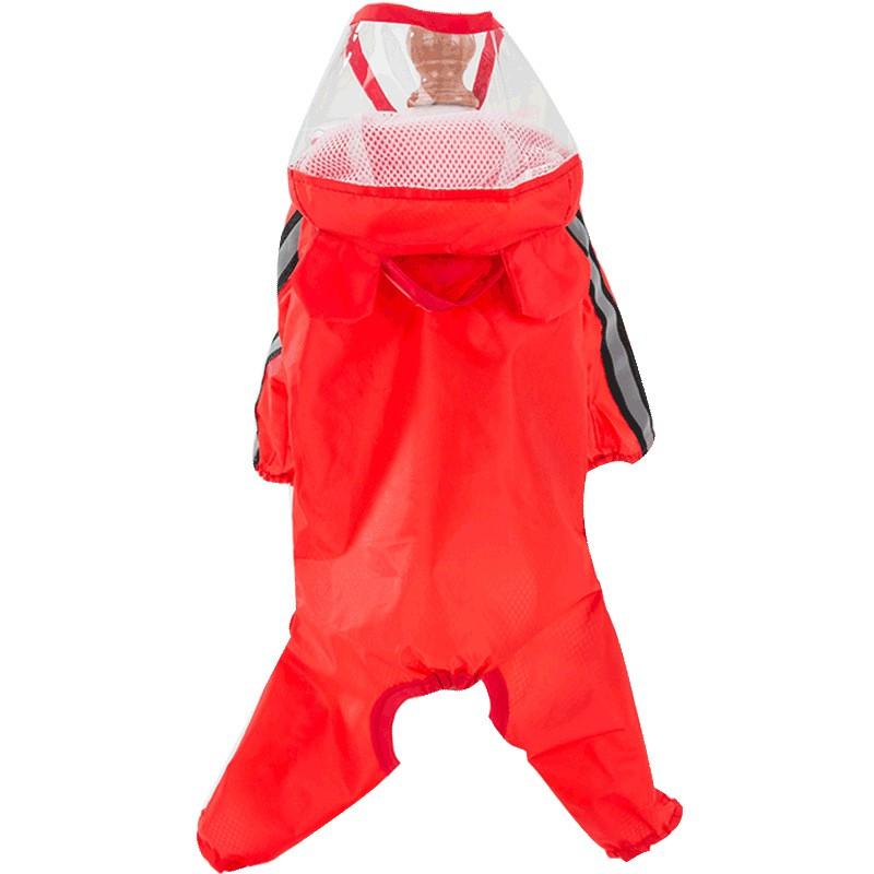 Waterproof Dog Raincoat Full-Body Cover Small Medium Dogs Teddy Style Outdoor Rain Protection