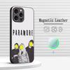 Крутой дизайн с узором группы Paramore Чехол для телефона Для iPhone 17 16 15 14 13 12 Plus Pro Max Высококачественный Роскошный Magsafe Овчина