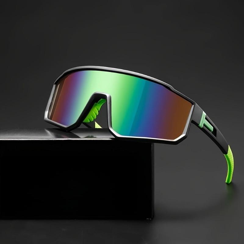 Large Frame Unified Lens Fashion GlassesSuitable for Men and Women Available in Multiple Colors