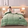 Plush Velvet Lambswool Blanket - Thickened Snowflake Quilt for Winter and Spring