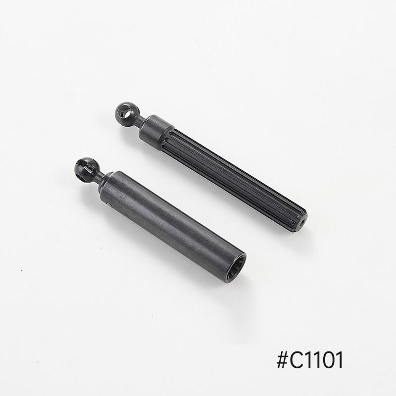FMS 1/10 Atlas RC Truck Car Parts Front Bumper Main Gear Box Set Light Cup Shock Absorbers