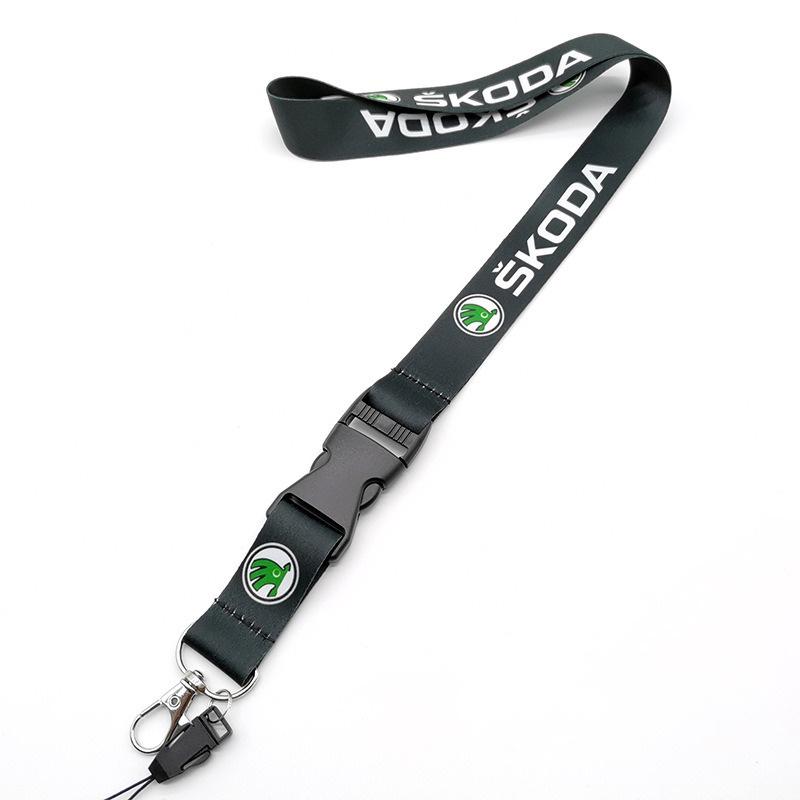 

1PCS Neck Straps Lanyard Key Cell Phone Work ID Card Hanging Rope For Skoda Octavia A5 A7 RS Fabia Superb Rapid Kodiaq Karoq